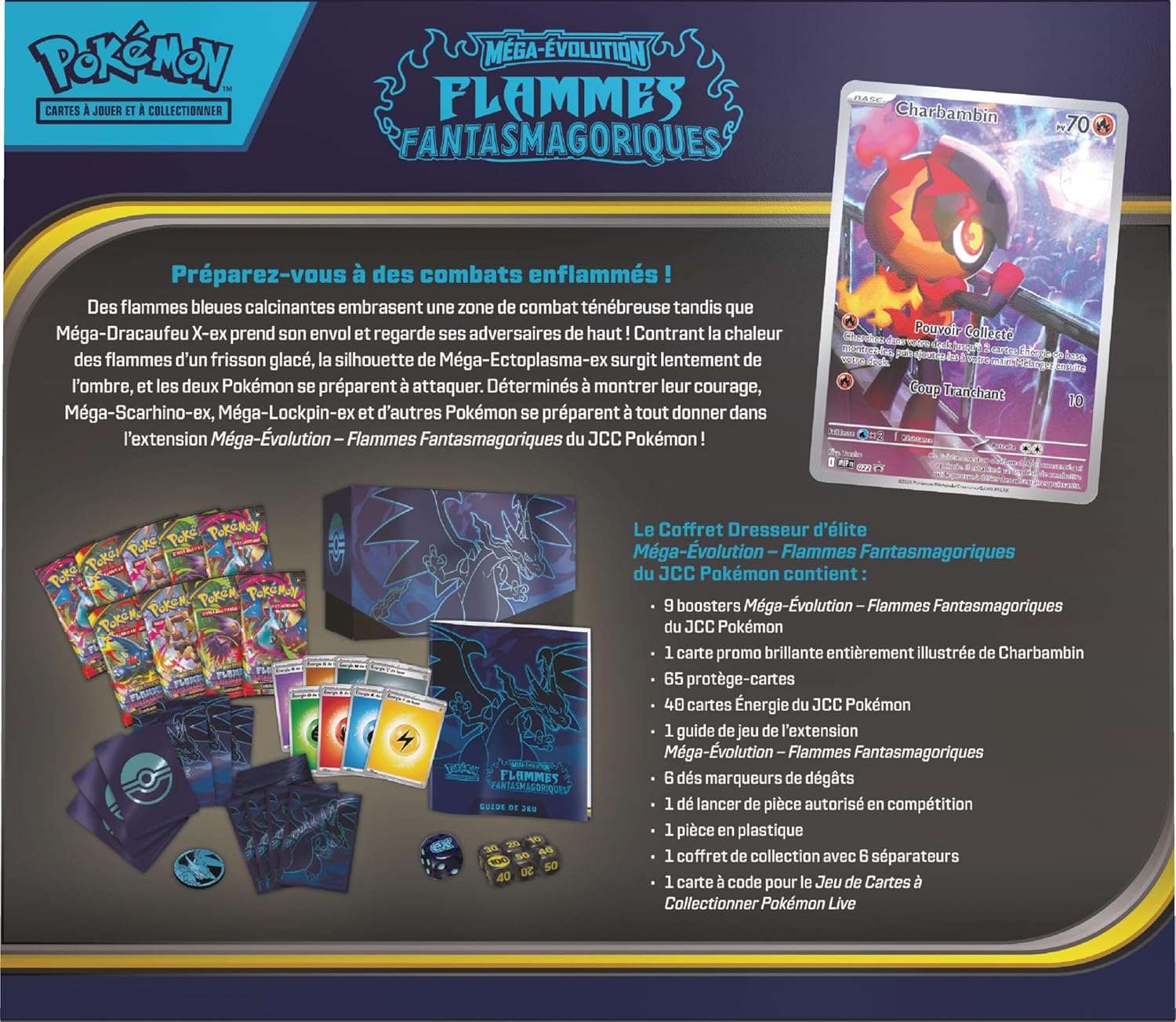 Coffret Dresseur d’élite  Flammes Fantasmagoriques