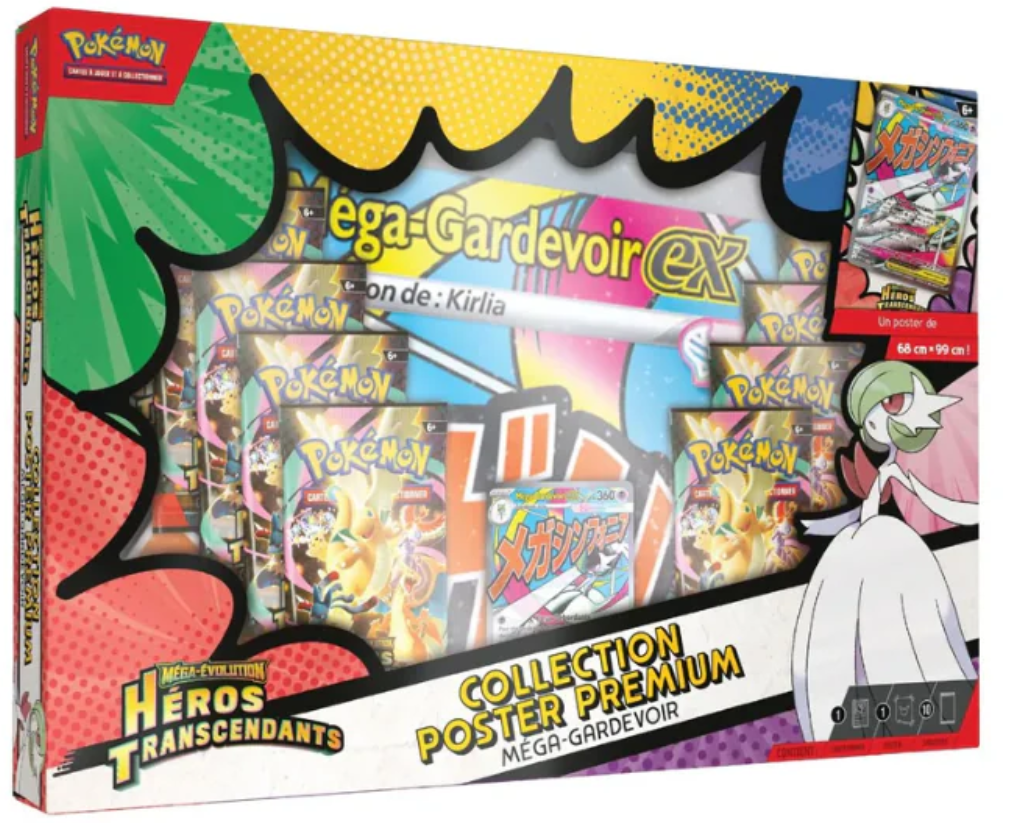 Coffret Collection poster Premium– Héros Transcendants – Méga-Gardevoir
