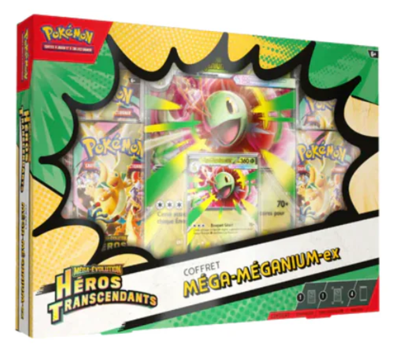 ⚠️Précommande⚠️Coffret Héros Transcendants - Méga-Méganium