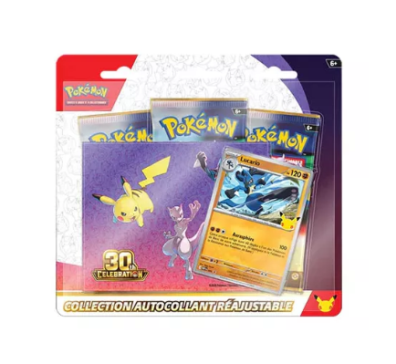 ⚠️ Précommande  ⚠️ Tripack Lucario Collection 30 Ans